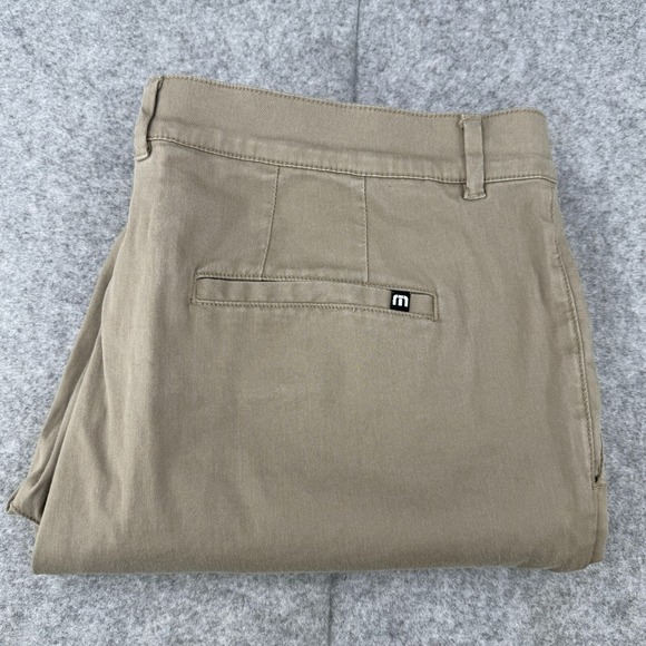 Travis‎ Mathew Golf Chino Pants Men's 38 Tan Straight Stretch Casual Fit 38x31 - Picture 1 of 8